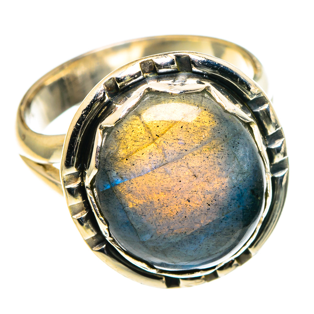 Labradorite Rings handcrafted by Ana Silver Co - RING86549