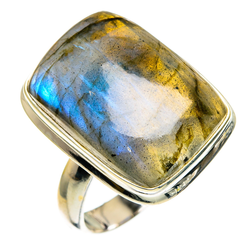 Labradorite Rings handcrafted by Ana Silver Co - RING86587