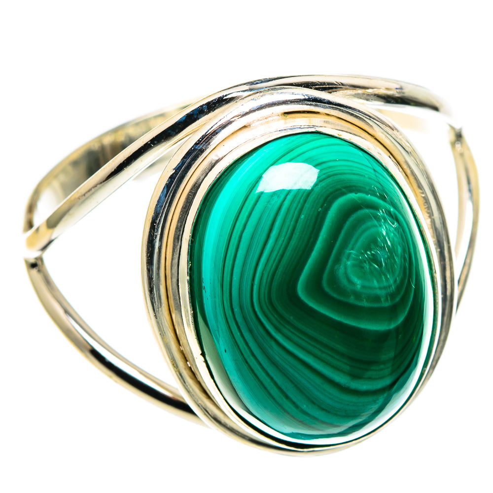 Malachite Rings handcrafted by Ana Silver Co - RING86590
