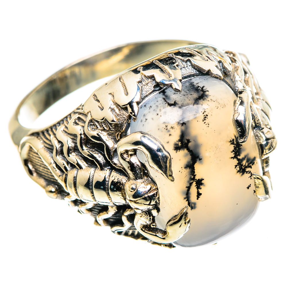 Dendritic Opal Rings handcrafted by Ana Silver Co - RING86608