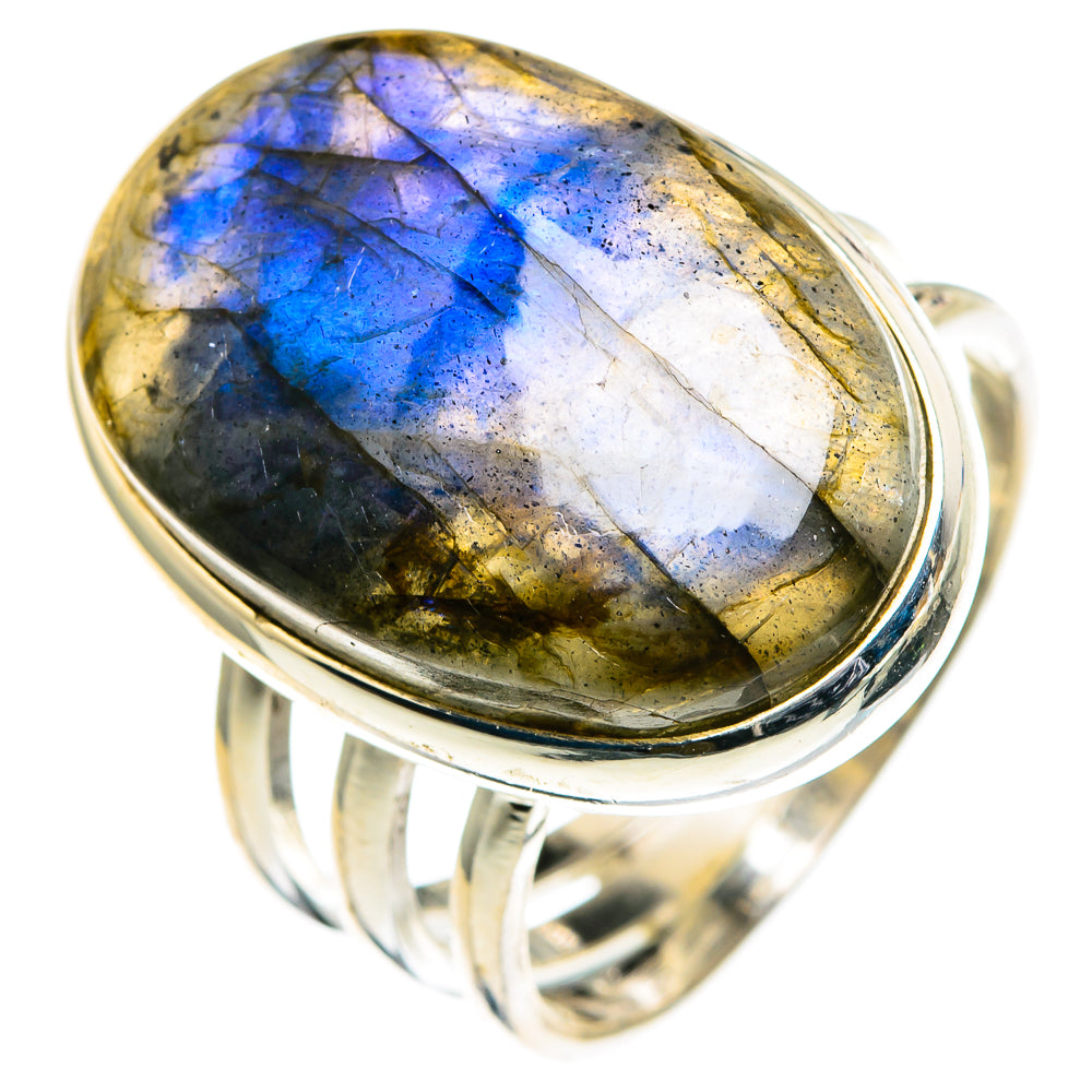 Labradorite Rings handcrafted by Ana Silver Co - RING86659