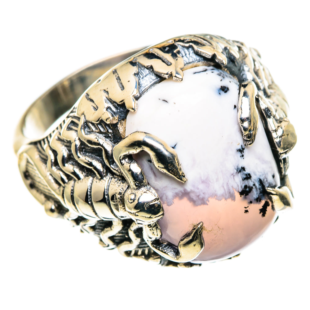 Dendritic Opal Rings handcrafted by Ana Silver Co - RING86676