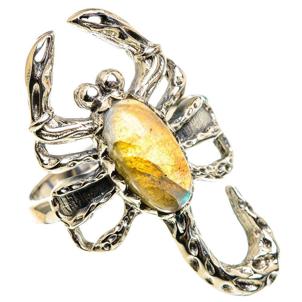 Labradorite Rings handcrafted by Ana Silver Co - RING86765