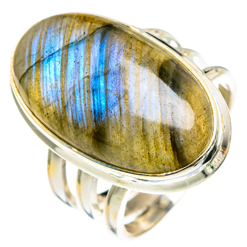 Labradorite Rings handcrafted by Ana Silver Co - RING86793