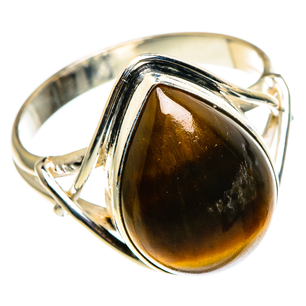 Tiger Eye Rings handcrafted by Ana Silver Co - RING86802