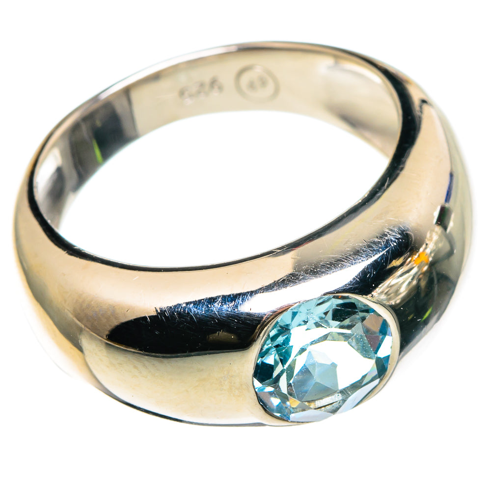 Blue Topaz Rings handcrafted by Ana Silver Co - RING86830