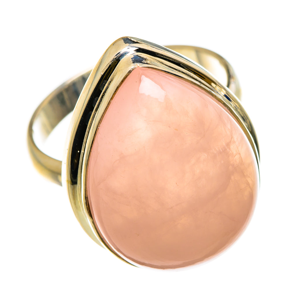 Rose Quartz Rings handcrafted by Ana Silver Co - RING86910