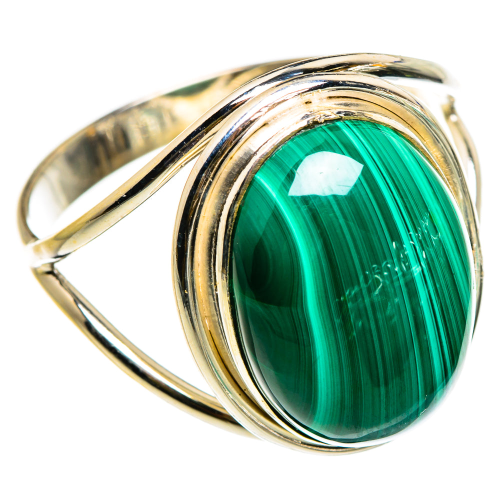 Malachite Rings handcrafted by Ana Silver Co - RING86940