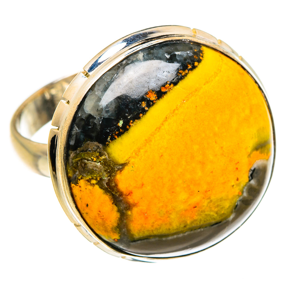 Bumble Bee Jasper Rings handcrafted by Ana Silver Co - RING86969
