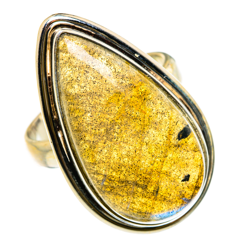 Labradorite Rings handcrafted by Ana Silver Co - RING87010
