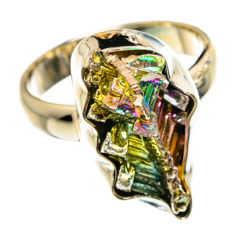 Bismuth Crystal Rings handcrafted by Ana Silver Co - RING87030