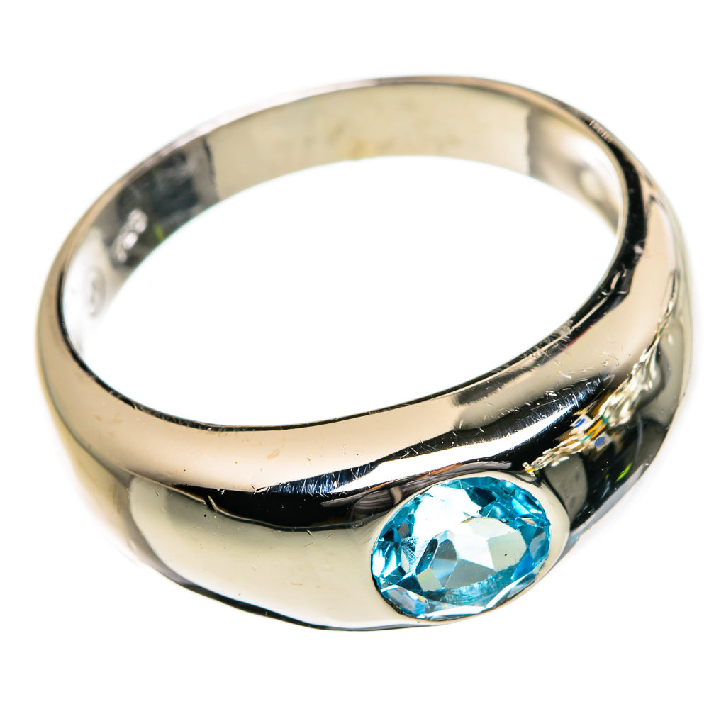 Blue Topaz Rings handcrafted by Ana Silver Co - RING87071