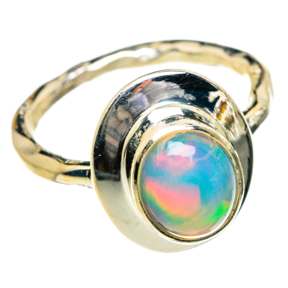 Ethiopian Opal Rings handcrafted by Ana Silver Co - RING87087