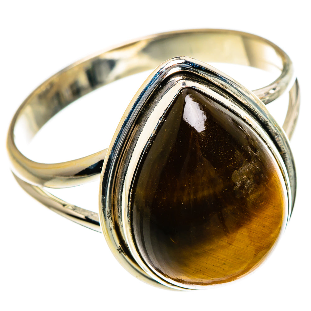 Tiger Eye Rings handcrafted by Ana Silver Co - RING87110