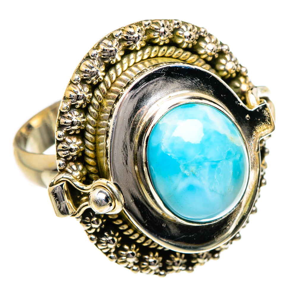 Larimar Rings handcrafted by Ana Silver Co - RING87224