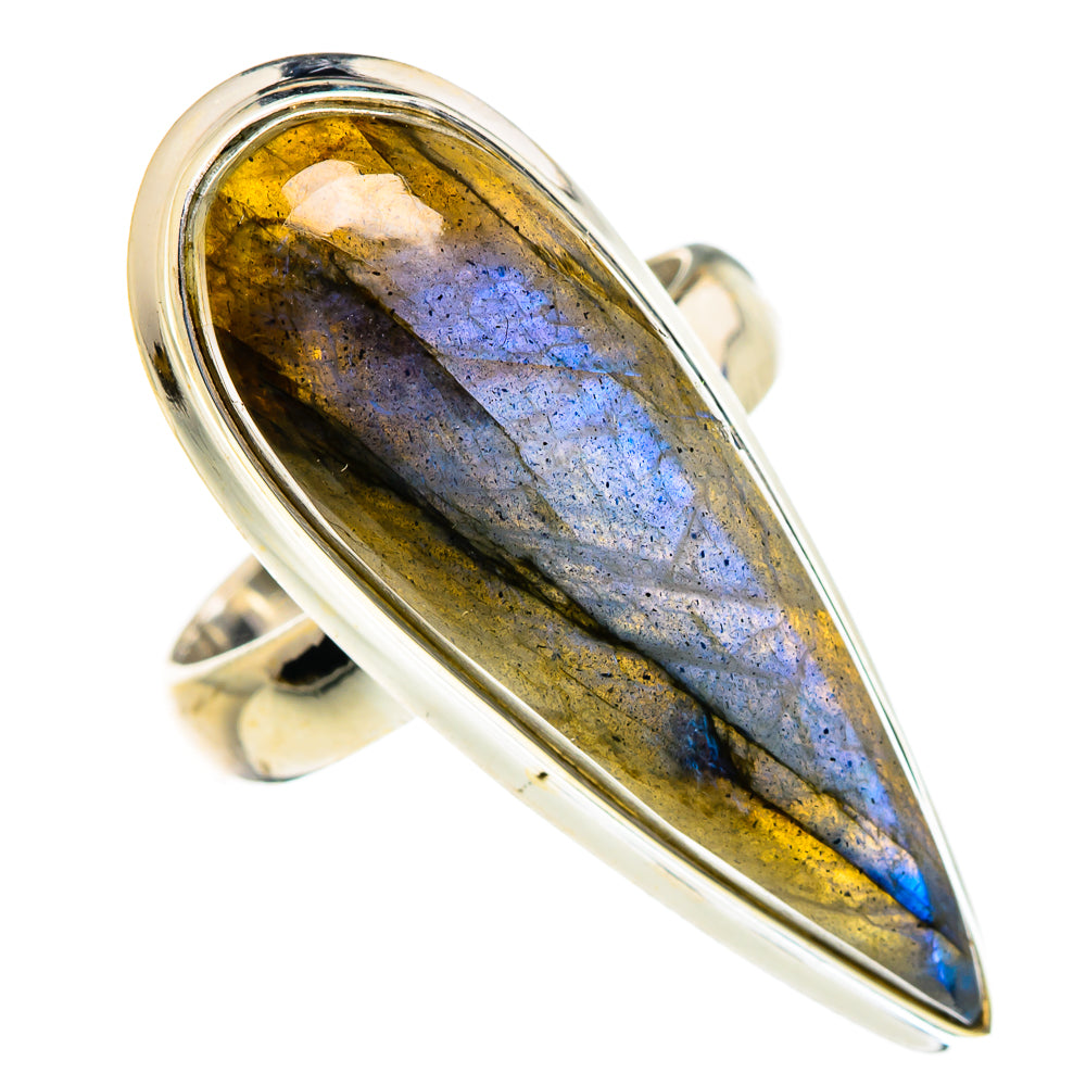 Labradorite Rings handcrafted by Ana Silver Co - RING87336
