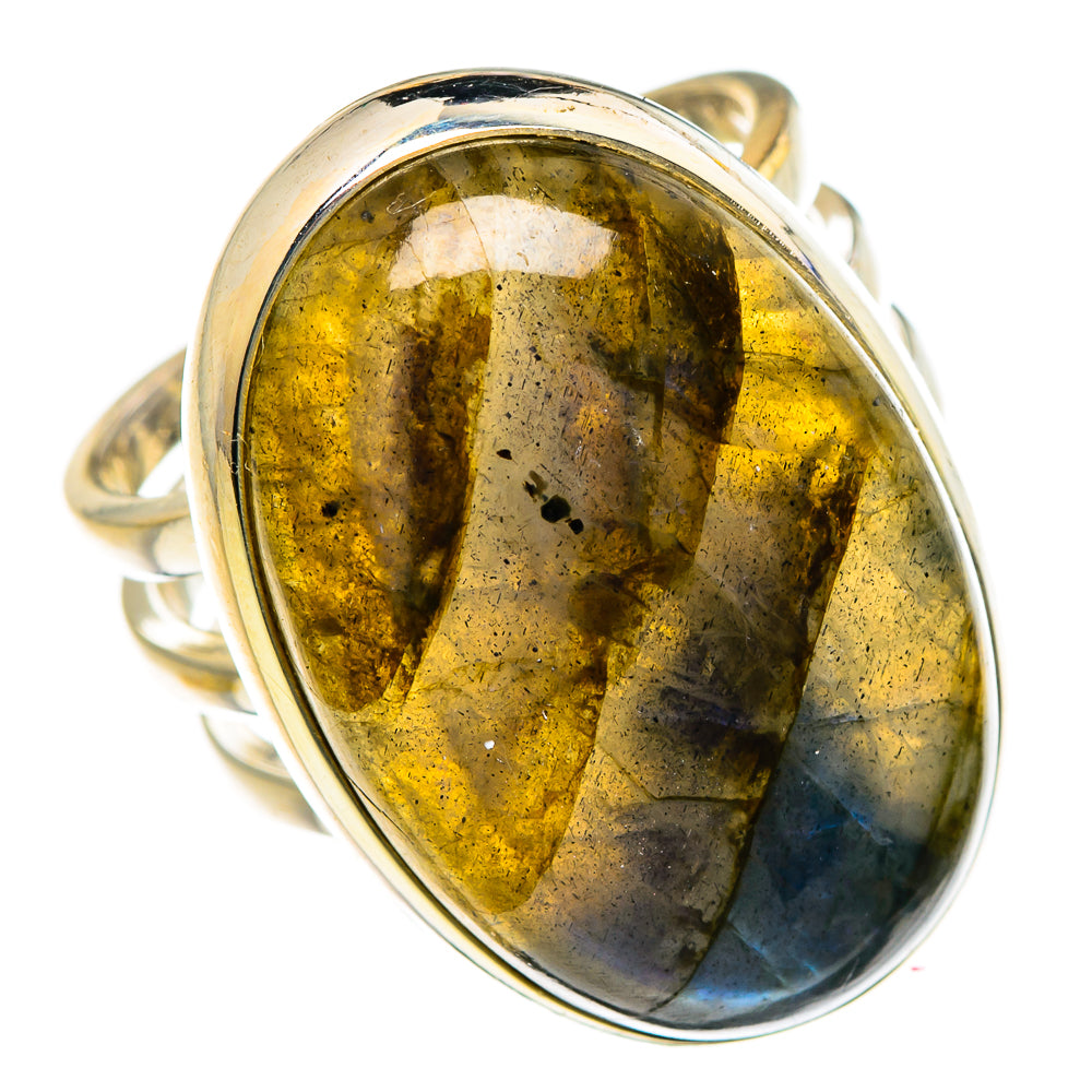Labradorite Rings handcrafted by Ana Silver Co - RING87342