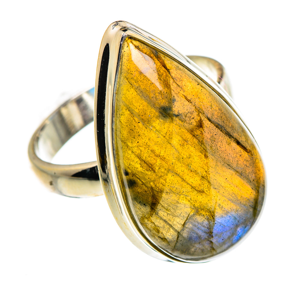 Labradorite Rings handcrafted by Ana Silver Co - RING87347