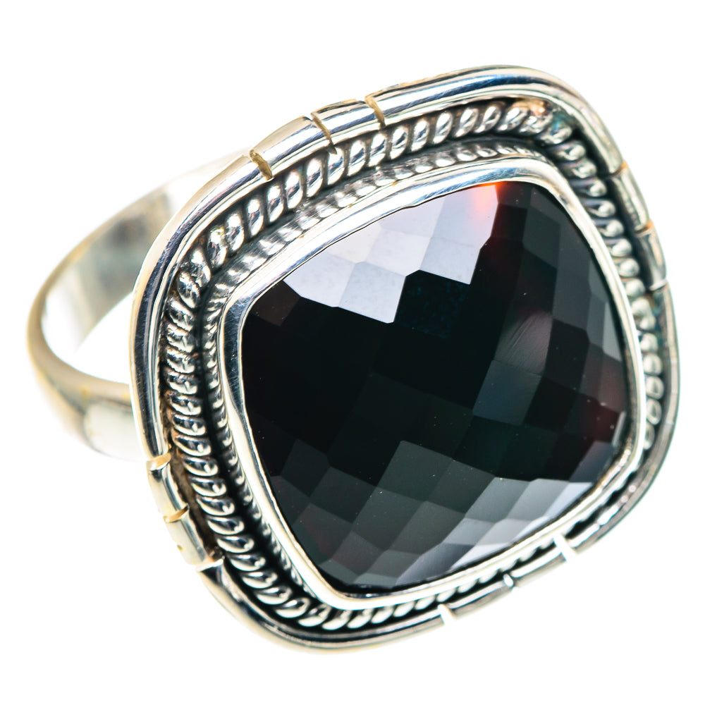 Black Onyx Rings handcrafted by Ana Silver Co - RING87540 - Photo 2