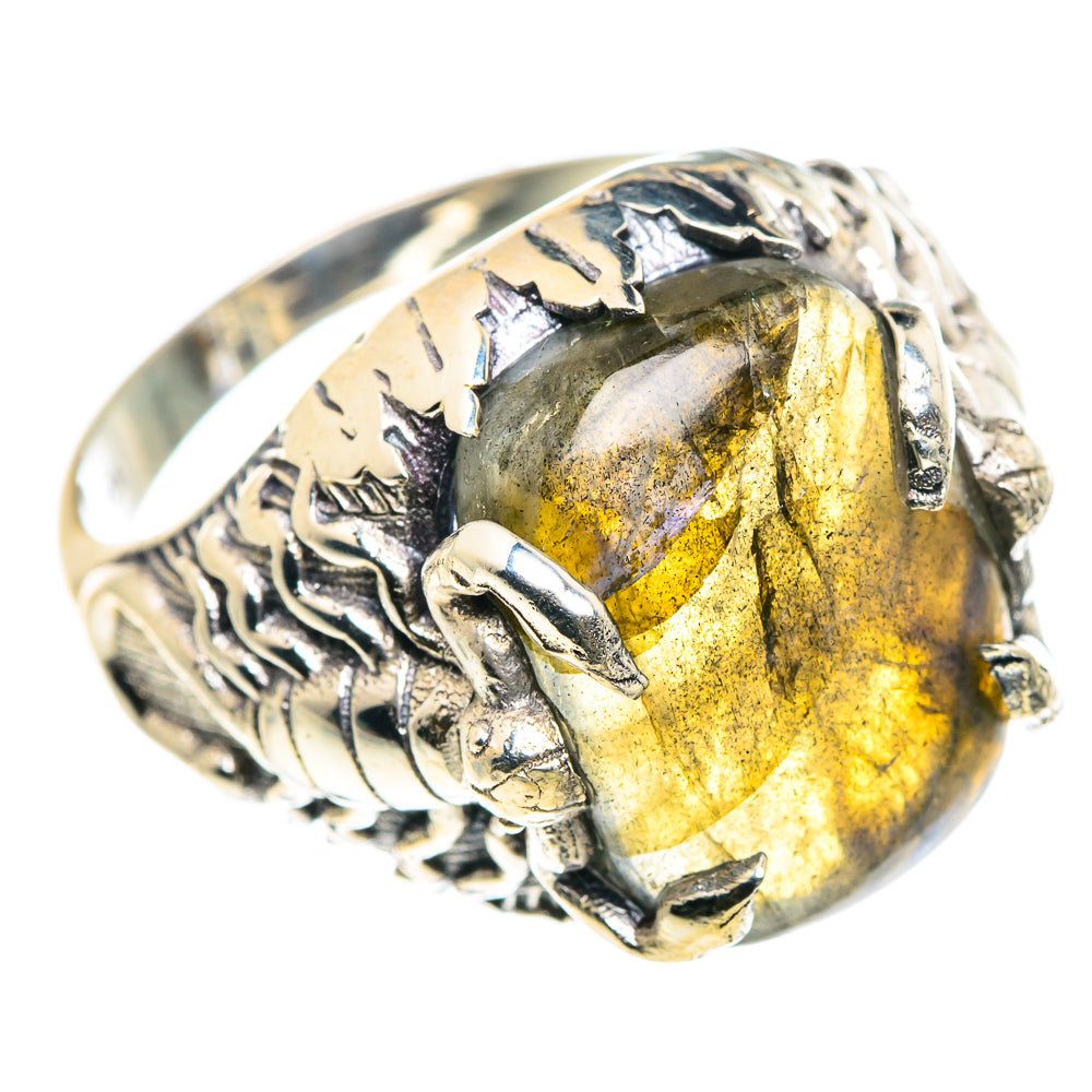 Labradorite Rings handcrafted by Ana Silver Co - RING87546