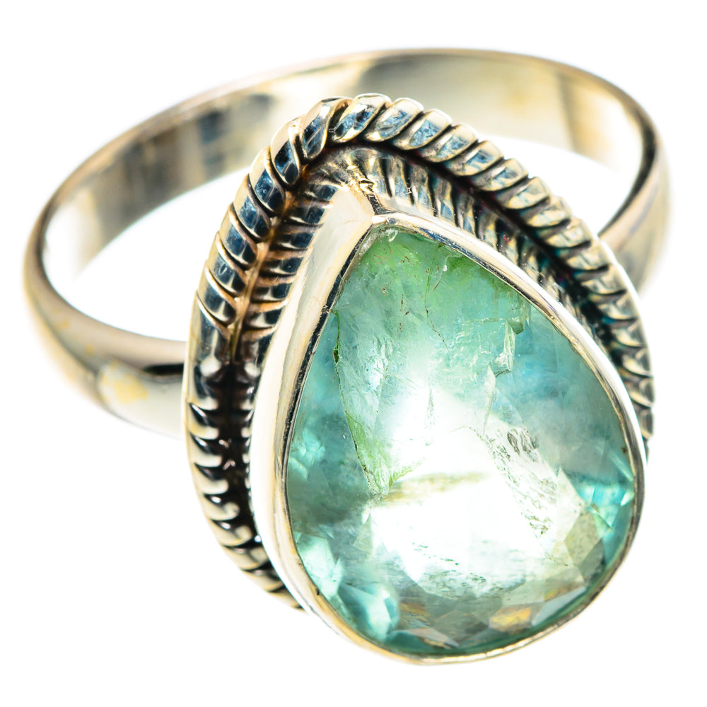 Green Fluorite Rings handcrafted by Ana Silver Co - RING87596