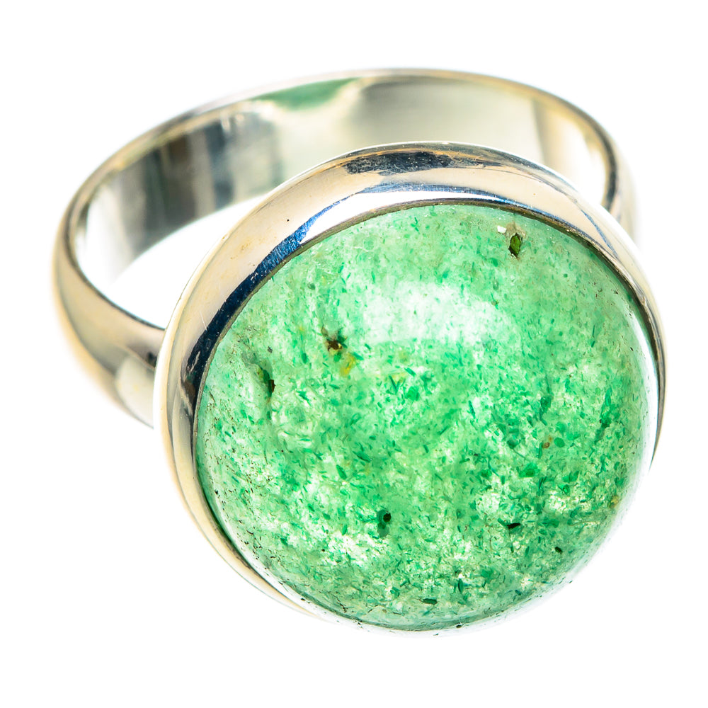 Green Aventurine Rings handcrafted by Ana Silver Co - RING87599