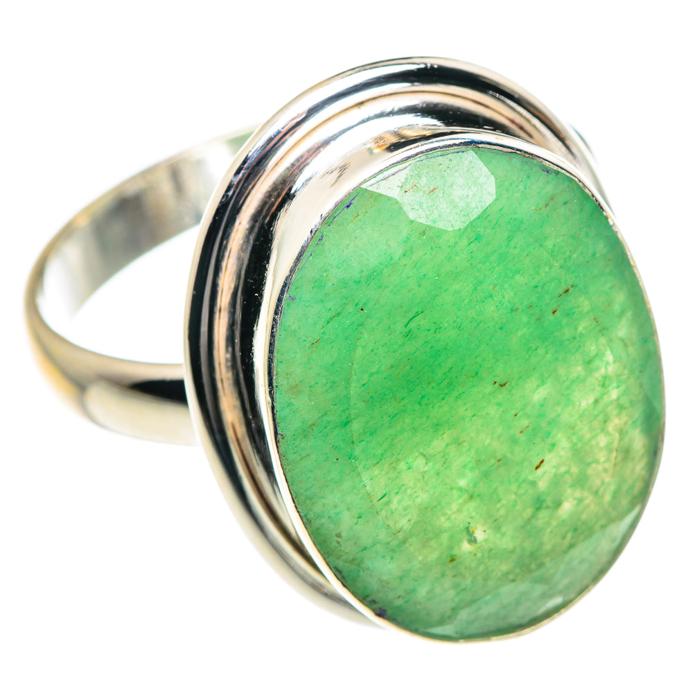 Green Aventurine Rings handcrafted by Ana Silver Co - RING87621