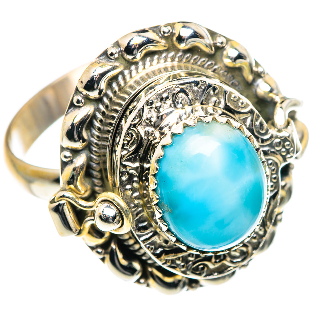 Larimar Rings handcrafted by Ana Silver Co - RING87652