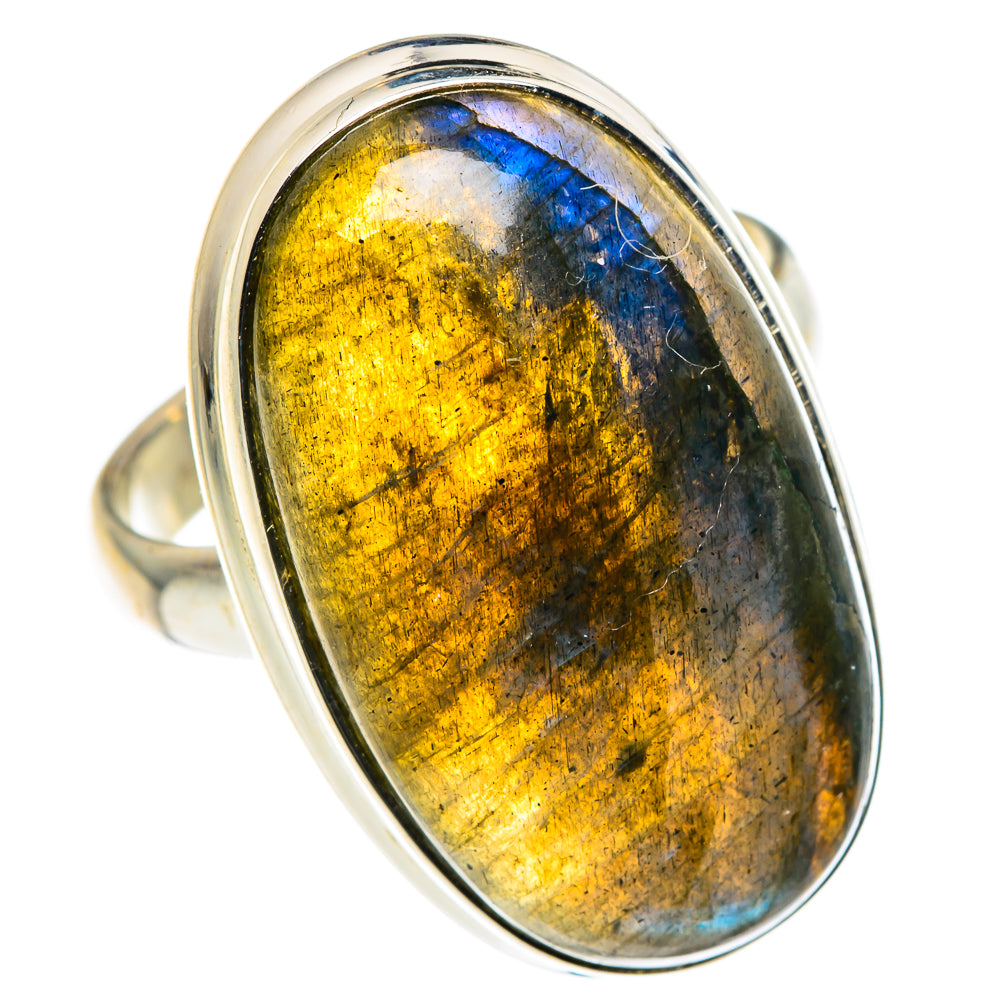 Labradorite Rings handcrafted by Ana Silver Co - RING87675