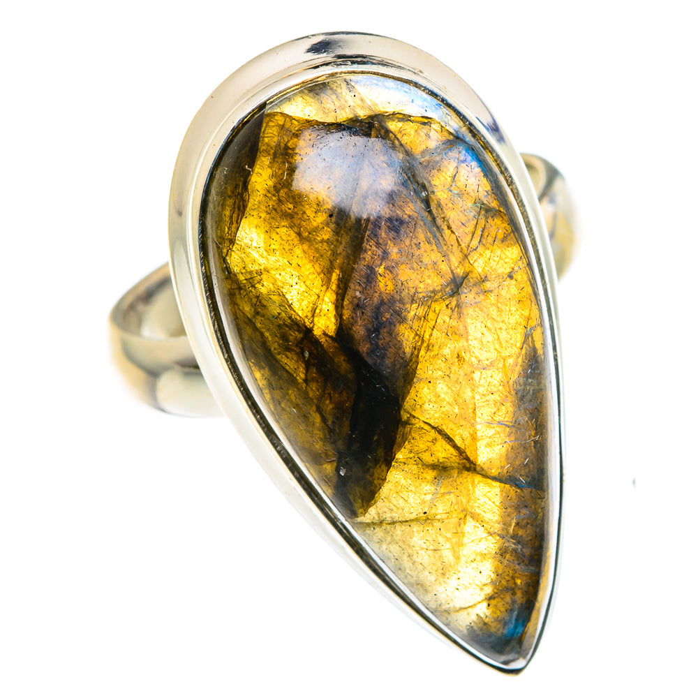 Labradorite Rings handcrafted by Ana Silver Co - RING87676