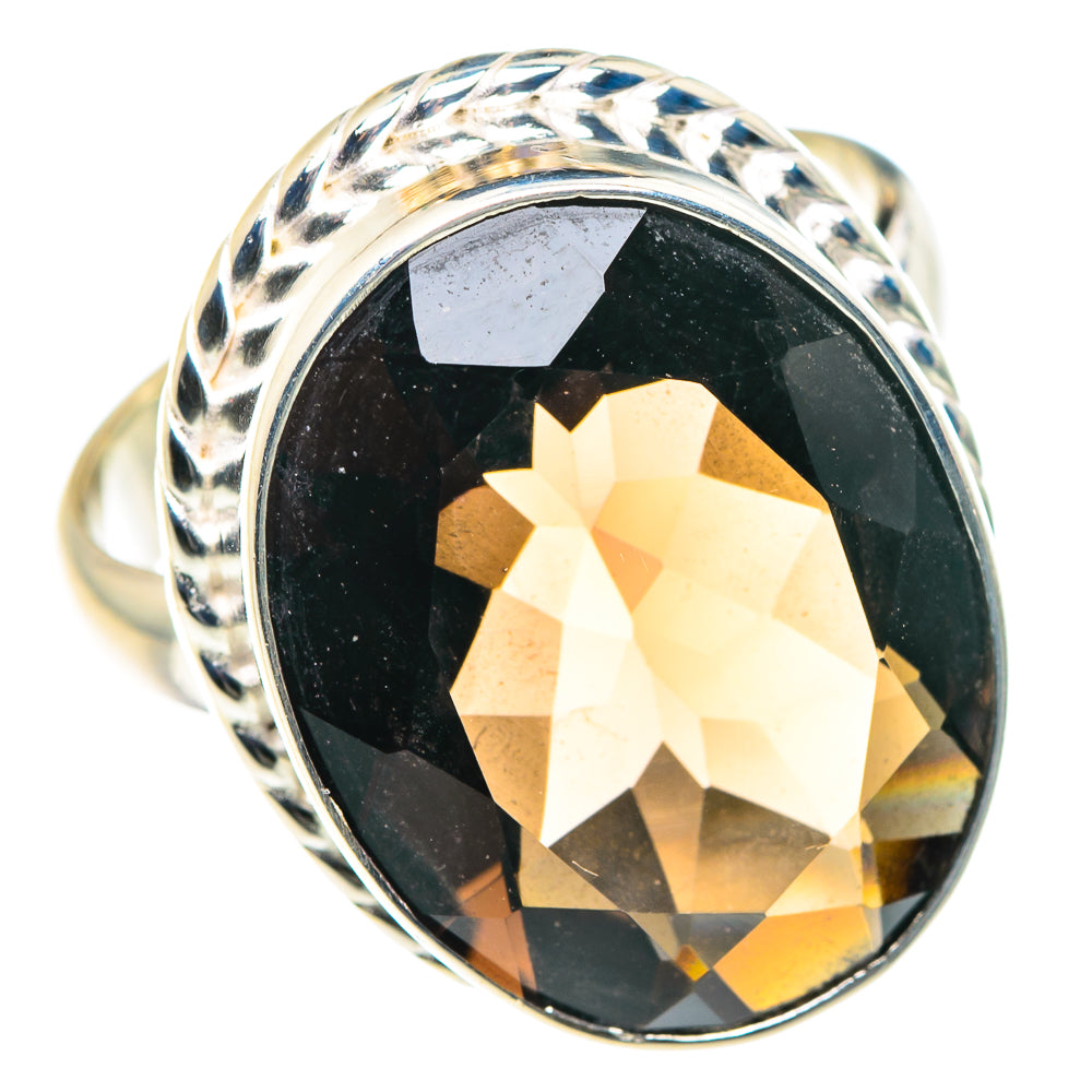 Smoky Quartz Rings handcrafted by Ana Silver Co - RING87728