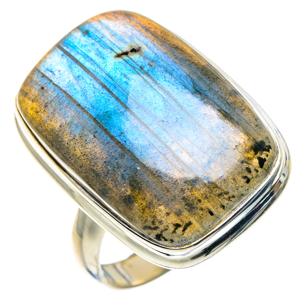 Labradorite Rings handcrafted by Ana Silver Co - RING87752