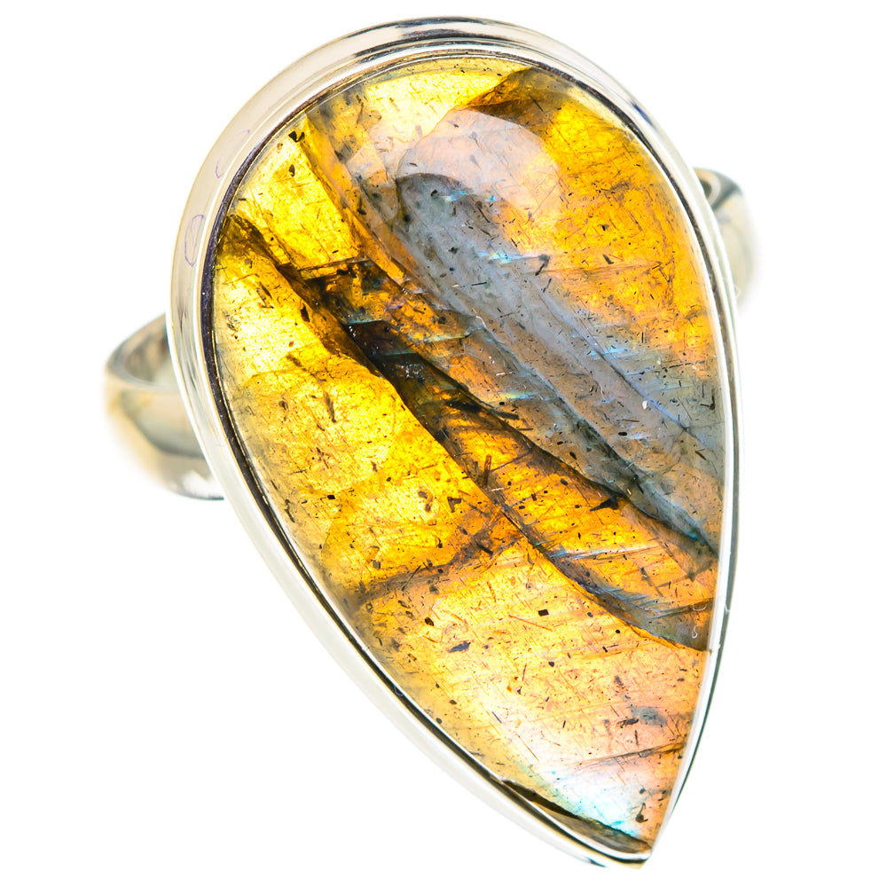 Labradorite Rings handcrafted by Ana Silver Co - RING87792