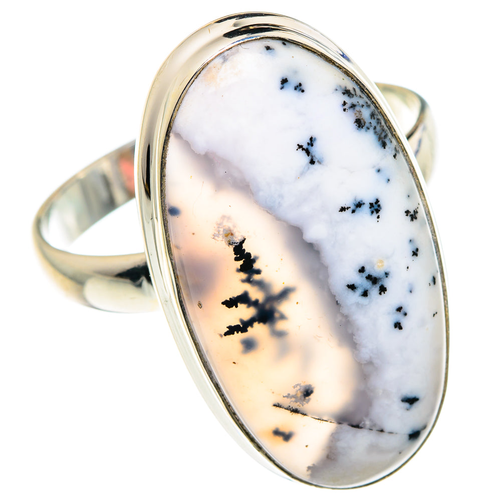 Dendritic Opal Rings handcrafted by Ana Silver Co - RING87802