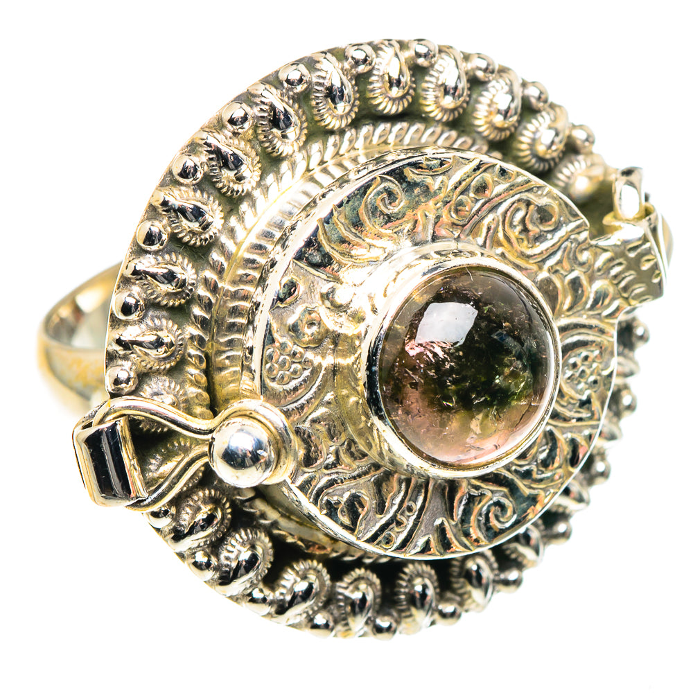 Watermelon Tourmaline Rings handcrafted by Ana Silver Co - RING87806