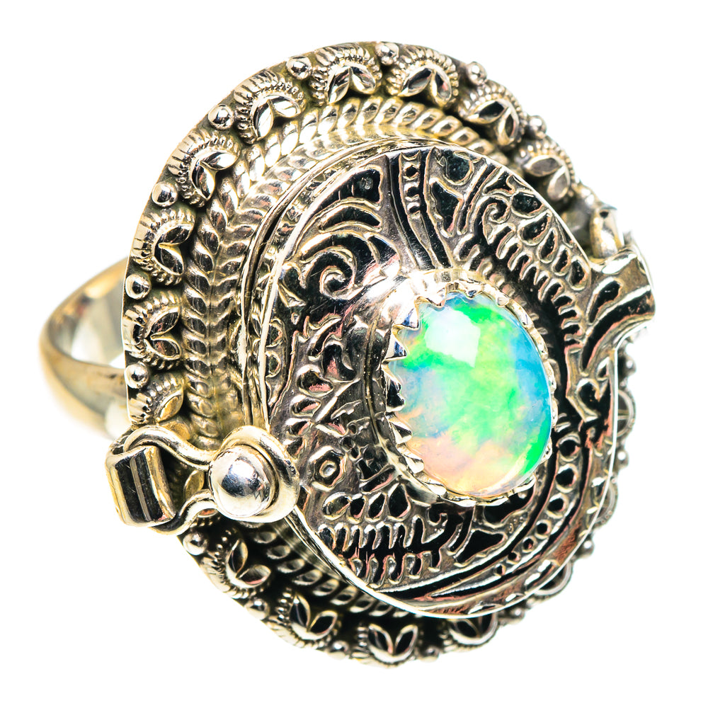 Ethiopian Opal Rings handcrafted by Ana Silver Co - RING87807