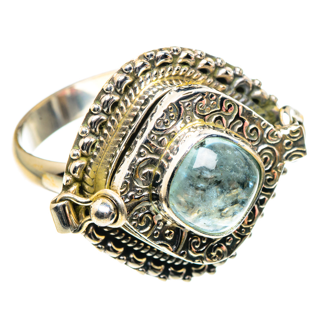 Aquamarine Rings handcrafted by Ana Silver Co - RING87815