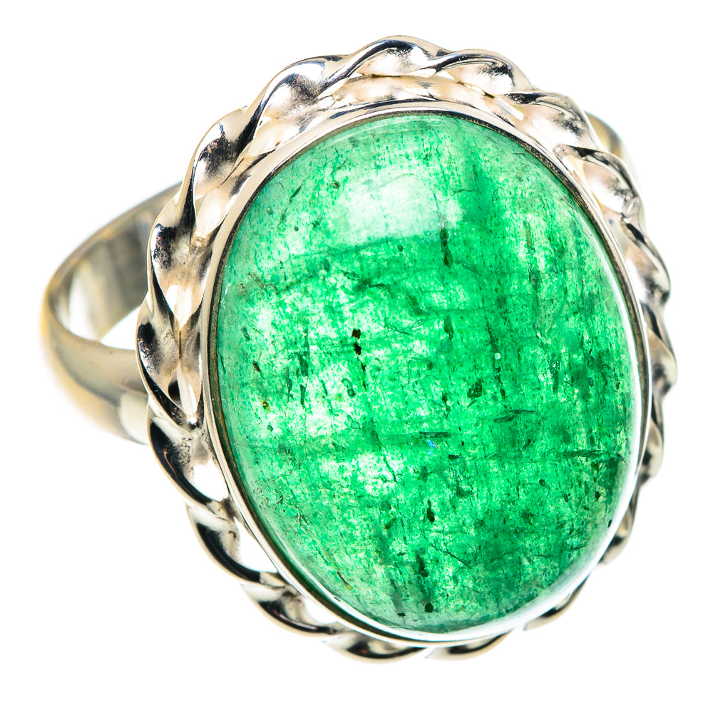 Green Aventurine Rings handcrafted by Ana Silver Co - RING87850