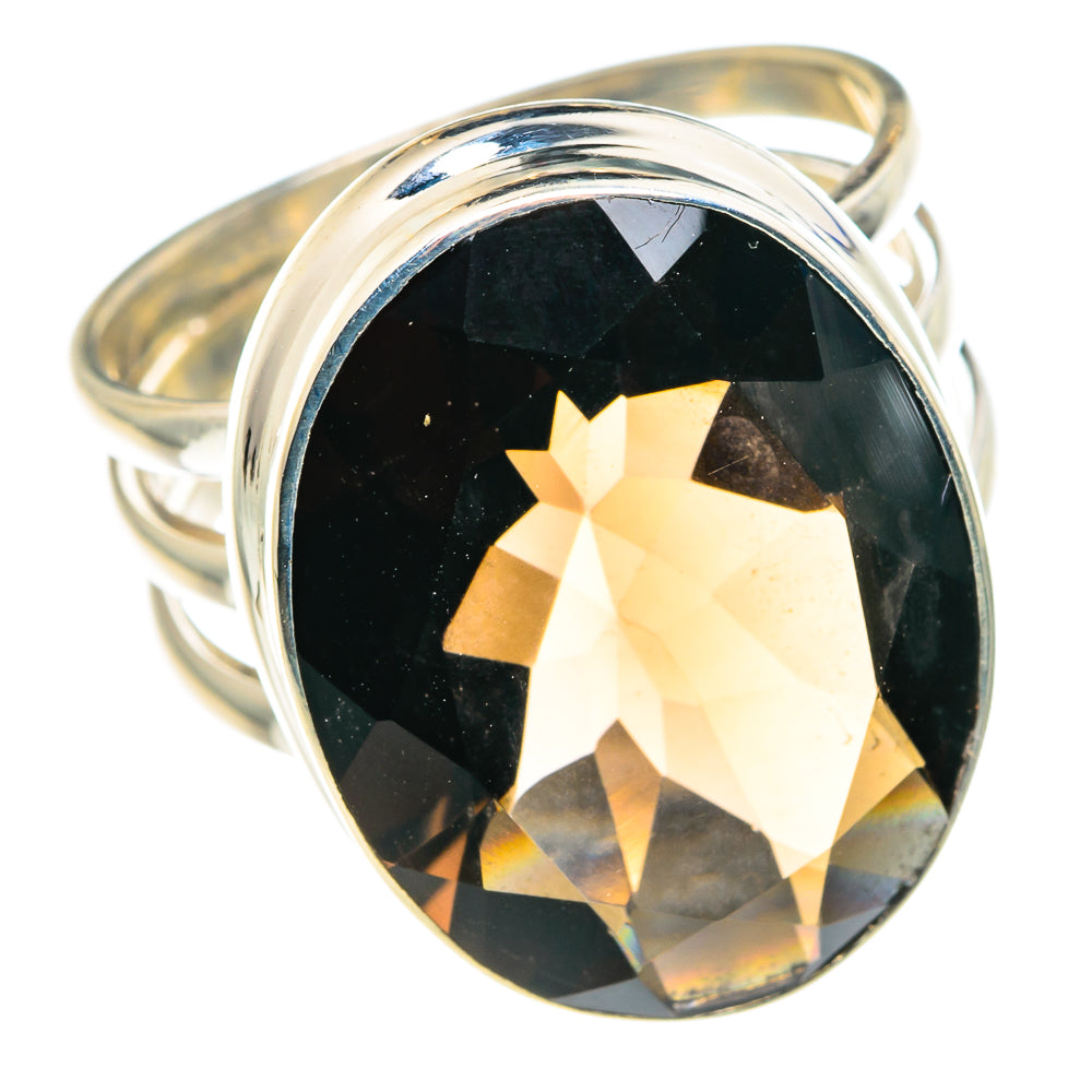 Smoky Quartz Rings handcrafted by Ana Silver Co - RING87852