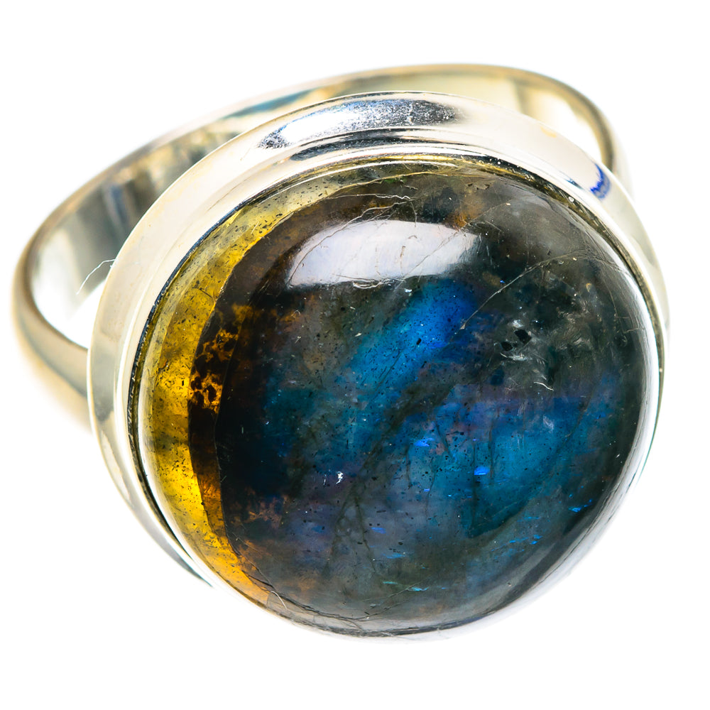 Labradorite Rings handcrafted by Ana Silver Co - RING87916