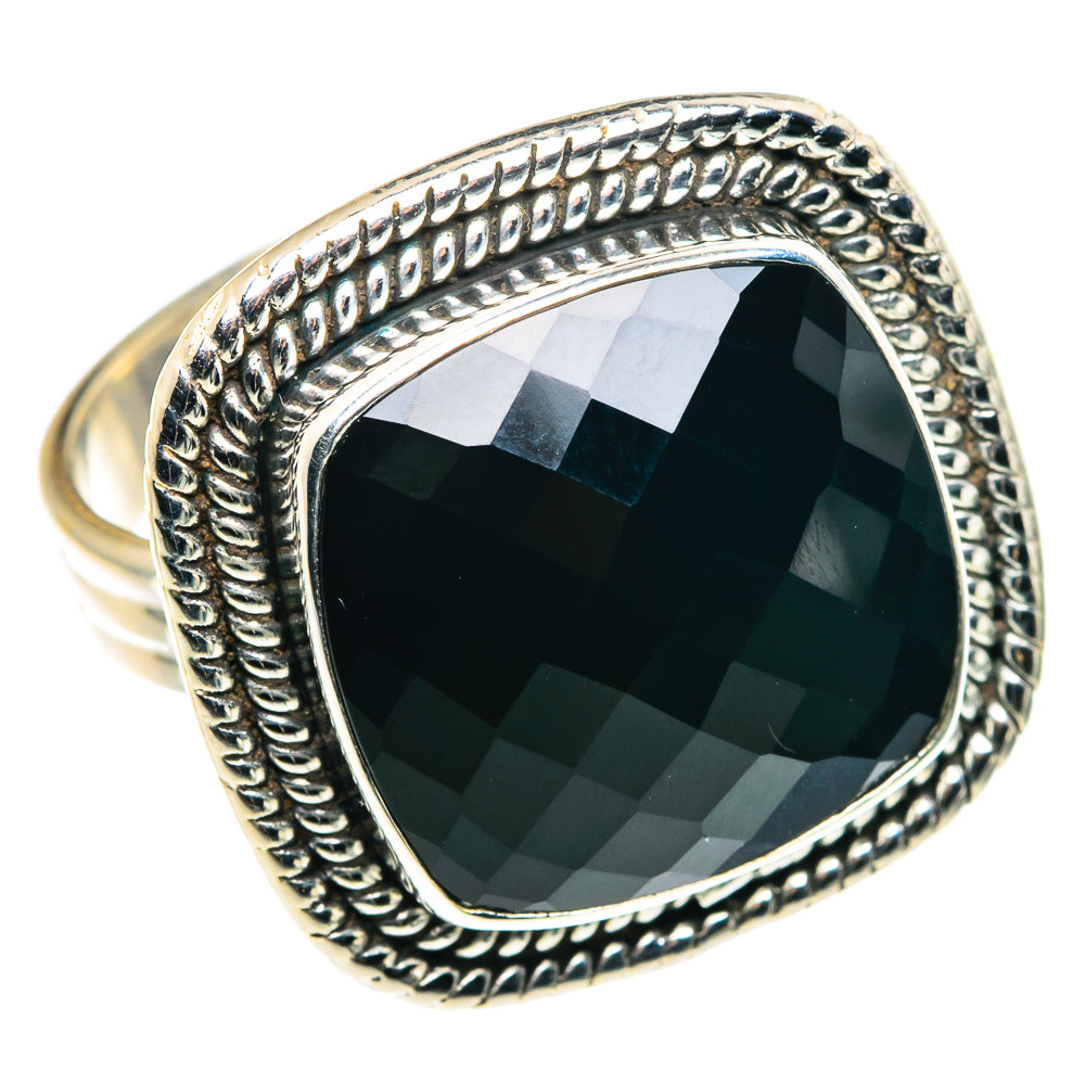 Black Onyx Rings handcrafted by Ana Silver Co - RING87923 - Photo 2