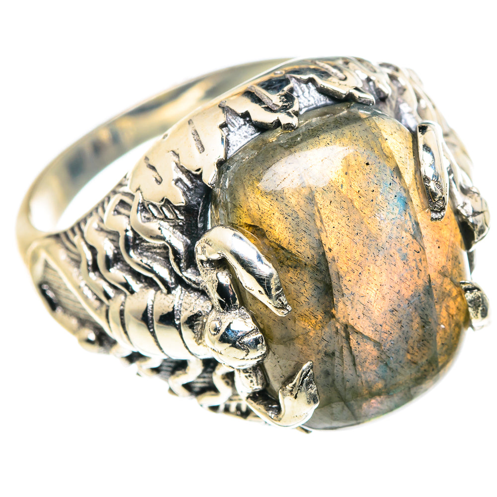 Labradorite Rings handcrafted by Ana Silver Co - RING88031