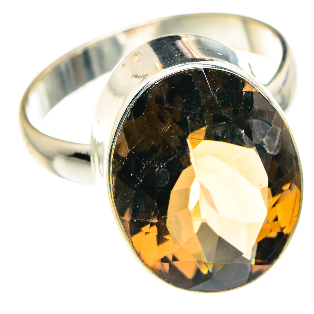 Smoky Quartz Rings handcrafted by Ana Silver Co - RING88040