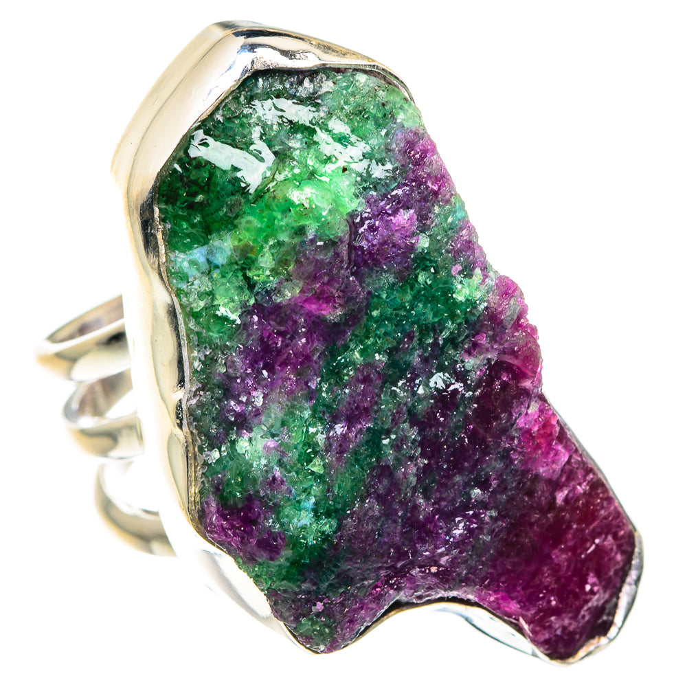 Ruby Zoisite Rings handcrafted by Ana Silver Co - RING88060