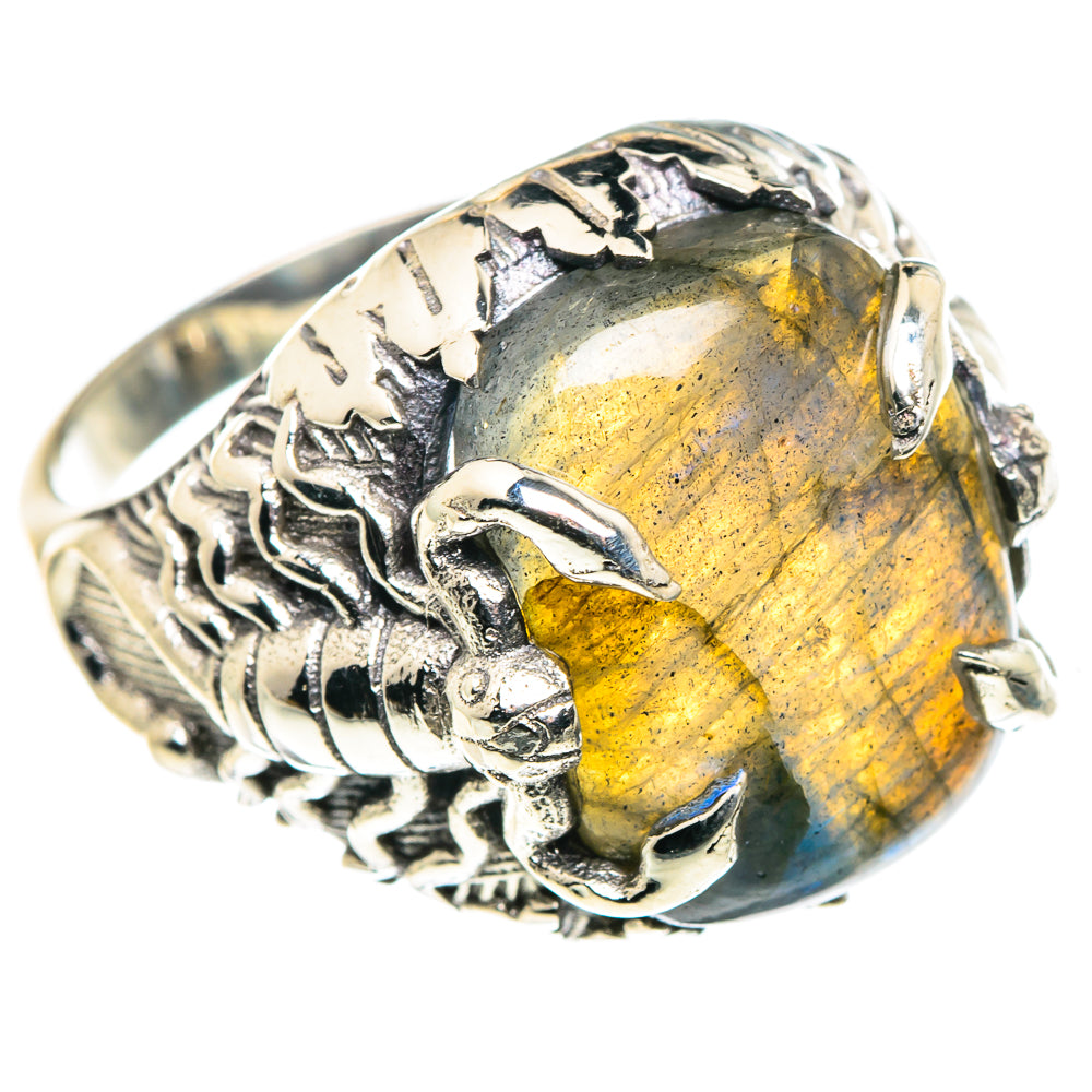 Labradorite Rings handcrafted by Ana Silver Co - RING88067