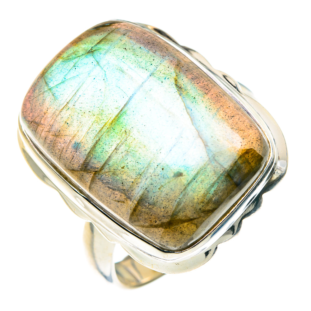 Labradorite Rings handcrafted by Ana Silver Co - RING88072