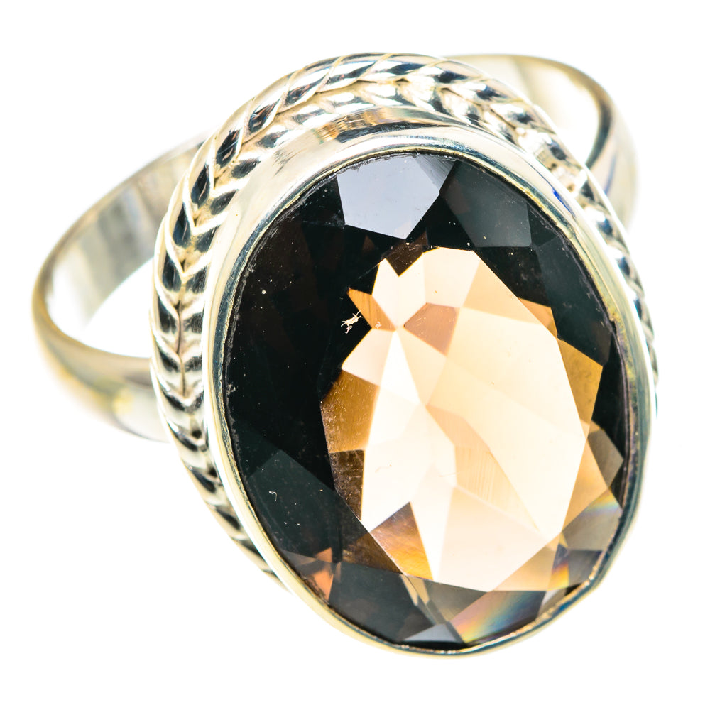 Smoky Quartz Rings handcrafted by Ana Silver Co - RING88077