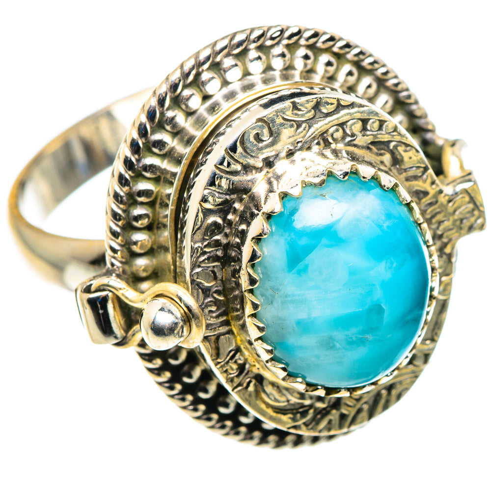 Larimar Rings handcrafted by Ana Silver Co - RING88098