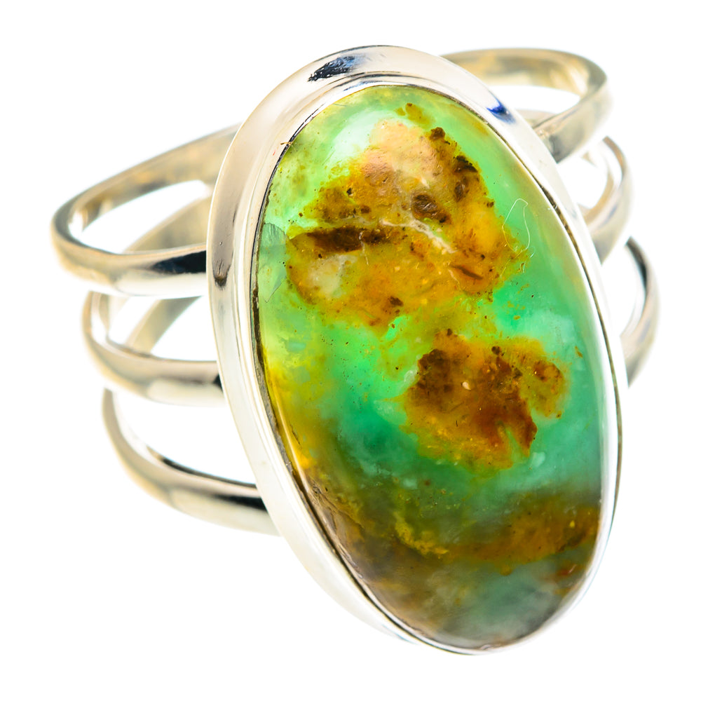 Peruvian Opal Rings handcrafted by Ana Silver Co - RING88292