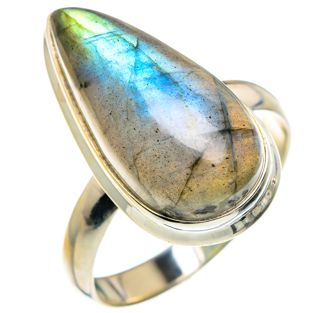 Labradorite Rings handcrafted by Ana Silver Co - RING88316